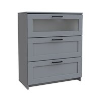 Mio Tesoro Нави 3 ящика 2.15.02.020.4 (серый, со стеклом)