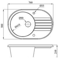БелЭворс Rondo L + смеситель W74004-9 + дозатор L405-1 (серый/сатин) Image #10