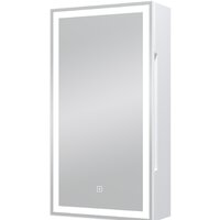 Континент Шкаф с зеркалом Allure Led 35х65 (левый)