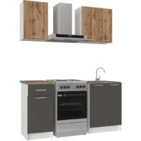 НК-Мебель Ника 1 L 76144500 (графит/дуб вотан)