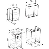 НК-Мебель Ника 1 L 76144500 (графит/дуб вотан) Image #4