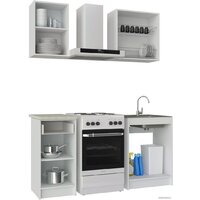 НК-Мебель Ника 1 L 76144500 (графит/дуб вотан) Image #3