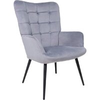 AksHome Oda (серый велюр HCJ-40/черный)