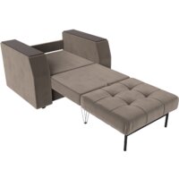 Лига диванов Атлантида 113839 (велюр коричневый) Image #7