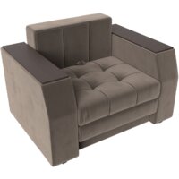 Лига диванов Атлантида 113839 (велюр коричневый) Image #2