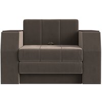 Лига диванов Атлантида 113839 (велюр коричневый) Image #3