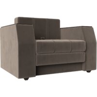 Лига диванов Атлантида 113839 (велюр коричневый)