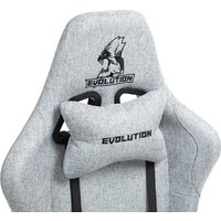 Игровое (геймерское) кресло Evolution Tactic Pro (серый) - Превью изображения №5 — Интернет-Магазин TECNO.BY