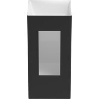 Wellsee Pure BY Wellsee 230713000 (отдельностоящий, без отверстия под смеситель, матовый черный/глянцевый белый) Image #3