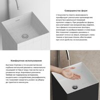 Wellsee Pure BY Wellsee 230713000 (отдельностоящий, без отверстия под смеситель, матовый черный/глянцевый белый) Image #5