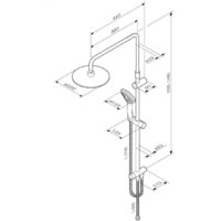 Душевая система  AM.PM Gem F0790033 - Превью изображения №9 — Интернет-Магазин TECNO.BY