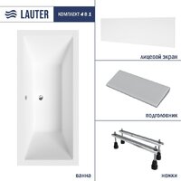 Lauter Oasis 170 21203070 (с ножками, серым подголовником и белым лиц.экраном)