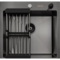 ARFEKA ECO AR мойка 500*500, коландер, дозатор BLACK Image #3