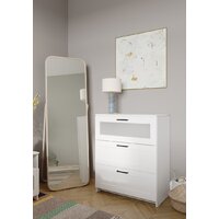 Mio Tesoro Нави 3 ящика 2.15.02.020.1 (белый, со стеклом) Image #6