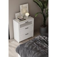 Mio Tesoro Нави 3 ящика 2.15.02.020.1 (белый, со стеклом) Image #4