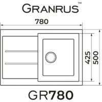 Кухонная мойка Granrus GR-780 (бежевый) - Превью изображения №2 — Интернет-Магазин TECNO.BY