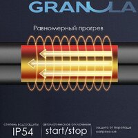 Granula Квадро Сплит 50х80 (терморегулятор с таймером белый) Image #3