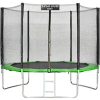 Atlas Sport 252 см - 8ft Basic (с лестницей, внешняя сетка, зеленый)