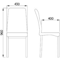 AksHome Romeo (белый зефирный ML02-08/хром) Image #2
