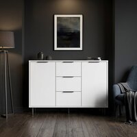 Тумба Mio Tesoro Rimini KOM2D3S (белый/белый) - Превью изображения №7 — Интернет-Магазин TECNO.BY