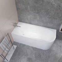 Ванна Lauter Monaco 170x72.5 2113170L (с каркасом и сифоном 21Y11030 хром) - Превью изображения №9 — Интернет-Магазин TECNO.BY
