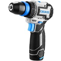 Дрель-шуруповерт Deko DKCD12 PRO ONE 085-1320 (с 2-мя АКБ, кейс) - Превью изображения №2 — Интернет-Магазин TECNO.BY