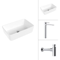 Lauter 21674A + Reef 21CK8678C с сифоном 21635CH (хром)