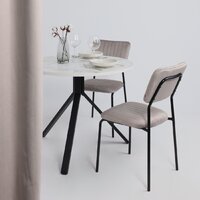 AksHome Rain (темно-бежевый велюр HLR-09/черный) Image #12