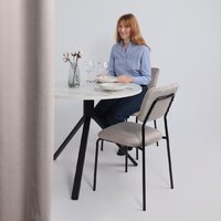 AksHome Rain (темно-бежевый велюр HLR-09/черный) Image #13