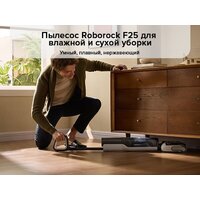 Вертикальный моющий пылесос Roborock Wet And Dry Vacuum Cleaner F25 WD5M1A (черный) - Превью изображения №14 — Интернет-Магазин TECNO.BY