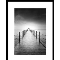 Miram ЧБ. Заброшенная пристань 230403304 (30x40)