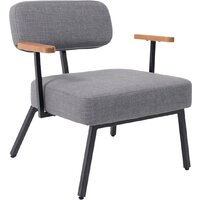 AksHome Booker (серая рогожка BJORN 13/черный)