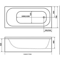 Ванна Triton Ультра 170x70 (с облегченными ножками) - Превью изображения №10 — Интернет-Магазин TECNO.BY