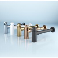 Wellsee Drainage System 182105002 (сифон, донный клапан, матовый черный) Image #3