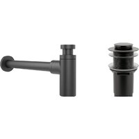 Wellsee Drainage System 182105002 (сифон, донный клапан, матовый черный)