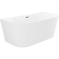 Wellsee Excellence Pro 170x75 28760303R (пристенная ванна белый глянец, экран, ножки, сифон-автомат матовый черный) Image #2