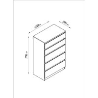 Mio Tesoro Кастор 5 ящиков 2.03.02.070.1 (белый) Image #4