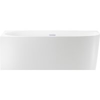 Wellsee Belle Spa 2.0 160x75 235802001 (пристенная ванна (левая) белый глянец, экран, каркас, сифон-автомат хром)