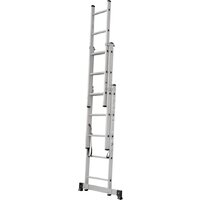 Новая высота NV 123 алюминиевая трёхсекционная 3x5 ступеней Image #4