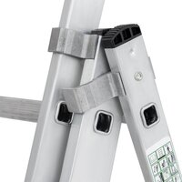 Новая высота NV 123 алюминиевая трёхсекционная 3x5 ступеней Image #3