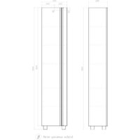 Vigo Шкаф-пенал Holly 400 Image #6