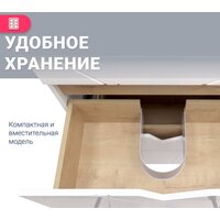  Doratiz Тумба под умывальник Doratiz Фьорд 70 9908.186 (дуб бунратти/белый) - Превью изображения №14 — Интернет-Магазин TECNO.BY