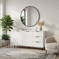 Тумба Mio Tesoro Rimini KOM2D3S/150 (белый/белый) - Превью изображения №4 — Интернет-Магазин TECNO.BY