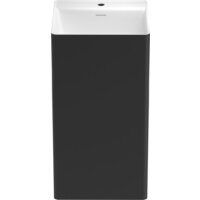 Wellsee Pure BY Wellsee 230716000 (отдельностоящий, с отверстием под смеситель, матовый черный/глянцевый белый)