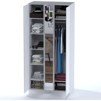 Шкаф распашной Mio Tesoro Варма Stor 105 (белый) - Превью изображения №3 — Интернет-Магазин TECNO.BY
