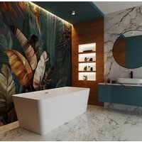 Wellsee DeSire 175,5x76 231503001 (отдельностоящая ванна белый глянец, экран, ножки, сифон-автомат хром) Image #8