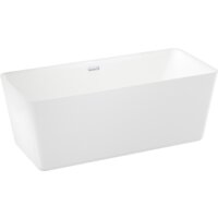 Wellsee DeSire 175,5x76 231503001 (отдельностоящая ванна белый глянец, экран, ножки, сифон-автомат хром) Image #2