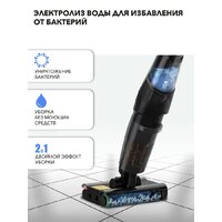 Вертикальный моющий пылесос Deerma DEM-VX96W - Превью изображения №10 — Интернет-Магазин TECNO.BY