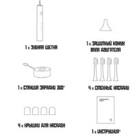 Электрическая зубная щетка Xiaomi Electric Toothbrush T302 MES608 (международная версия, темно-синий) - Превью изображения №3 — Интернет-Магазин TECNO.BY