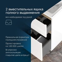 AM.PM Тумба под умывальник X-Joy M85A-FSX0552-WC0552WG Image #10